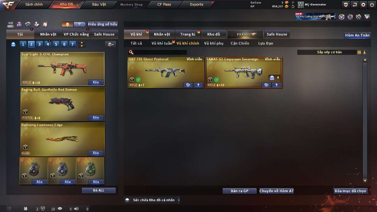 shop acc cf uy tin gia re